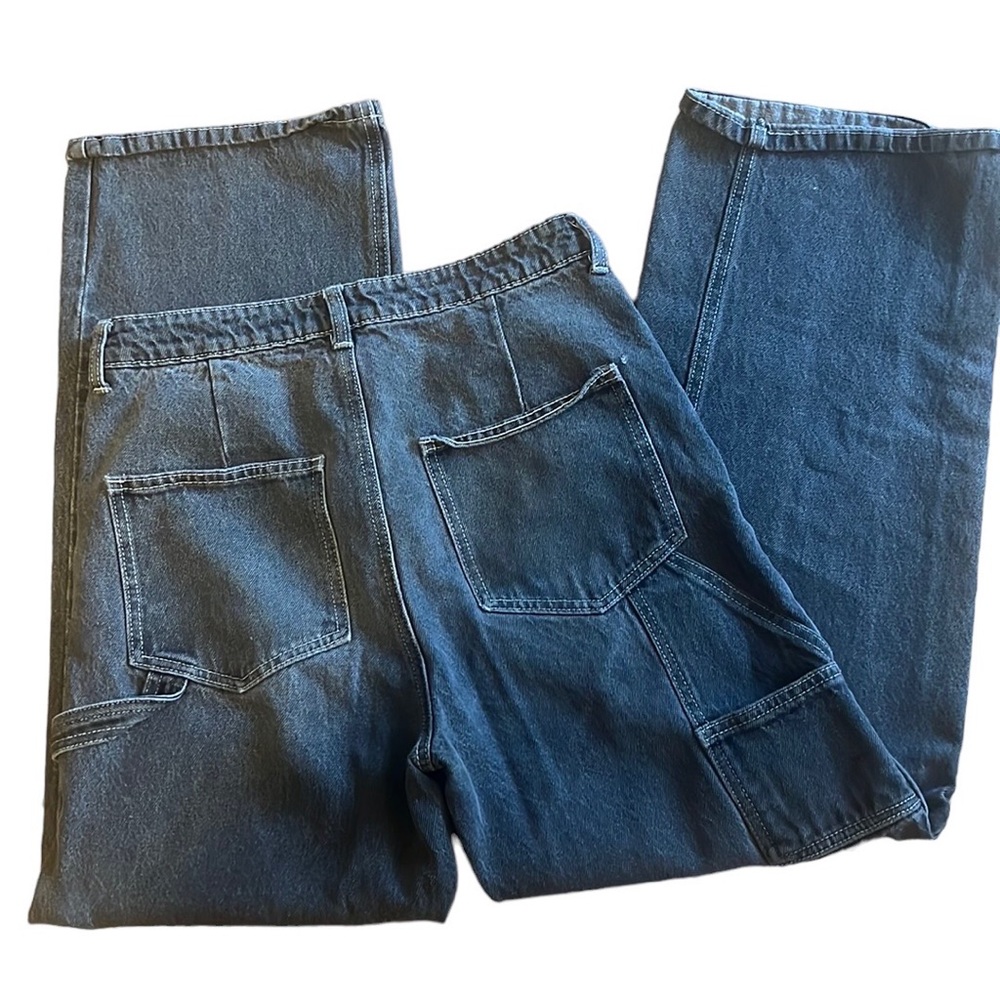 Nordstrom BP carpenters black wide leg jeans